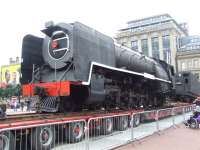 Opposite side of Loco. It will go through extensive conservation before going on display at the new Glasgow Riverside Museum in 2010<br><br>[Colin Harkins 26/08/2007]