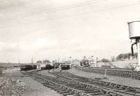 Drongan Station looking north.<br><br>[G H Robin collection by courtesy of the Mitchell Library, Glasgow //]