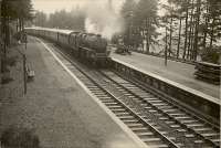 Killin Junction. West end. 5P 4.6.0 45443 entering on Oban - Glasgow train.<br><br>[G H Robin collection by courtesy of the Mitchell Library, Glasgow 26/08/1950]