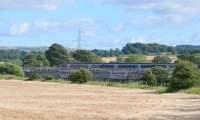 New look Strathearn Viaduct after refurbishmant. An Aberdeen express crossing.<br><br>[Brian Forbes 31/08/2007]