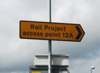 Progress has been such that this is pretty much the last sign to the works.<br><br>[Ewan Crawford 01/09/2007]