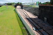 Once the junction between the routes to Kinross and Dunfermline. Then an overgrown bit of rusty track and now nearly ready for use again.<br><br>[Ewan Crawford 01/09/2007]