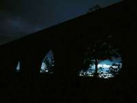 Divie viaduct at dusk.<br><br>[Matthew Tomlins /8/2007]
