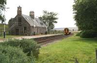 A northbound service arriving at Kinbrace on 27 August 2007. <br><br>[John Furnevel 27/08/2007]