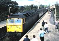 47357 pulls into Appleby station in September 1985.<br><br>[David Panton /09/1985]