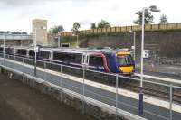 A Dundee - Edinburgh Waverley service about to leave Markinch on 20 September 2007.<br><br>[John Furnevel 20/9/2007]