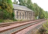 Part of the former EP&D works buiding at Ladybank looking south towards the station from the level crossing on the Perth line on 20 September 2007. A running shed stood further south towards the junction.<br><br>[John Furnevel 20/09/2007]