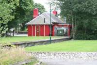 The converted terminus at Dornoch, looking south along the platform in August 2007.<br><br>[John Furnevel 26/08/2007]