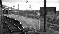 Looking back towards Aviemore station from a train leaving for the south in 1973.<br><br>[John McIntyre //1973]