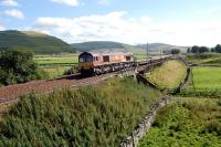 Northbound permanent way train at Elvanfoot.<br><br>[Ewan Crawford 19/09/2007]