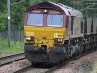 66149 at Johnstone with loaded coal bound for Longannet PS<br><br>[Graham Morgan 05/09/2007]