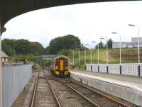 Train from Inverness shortly after arrival at Thurso on 28 August.<br><br>[John Furnevel 28/8/2007]