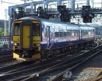 156467 crossing the Clyde Viaduct on 10 September on the approach to Glasgow Central.<br><br>[Graham Morgan 10/09/2007]