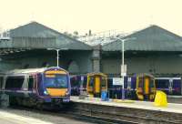 158s and 170s await their next turns at Inverness on an October afternoon in 2007.<br><br>[Brian Forbes /10/2007]