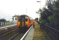 A Stranraer Harbour - Kilmarnock service at Barrhill in July 1998.<br><br>[David Panton /07/1998]