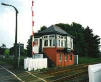 SB and level crossing at Blackford in August 1998.<br><br>[David Panton /08/1998]