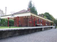 Lochearnhead Station looking towards Balquhidder.<br><br>[John Gray 18/10/2007]