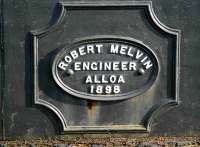 Old plate on a bridge near Port of Menteith, October 2007.<br><br>[John Furnevel /10/2007]