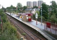 View southeast over Garscadden station on Sunday morning 23 September 2007.<br><br>[John Furnevel /09/2007]