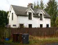 The old station at Port of Menteith on 11 October. The <I>General Waiting Room</I> sign remains in place.<br><br>[John Furnevel 11/10/2007]