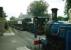 No 10 arrives at Ballasalla in July 1996 as the crew exchange single-line staffs with the signalman. Meantime no 12 waits with a train for Port Erin. <br><br>[John McIntyre /07/1996]