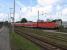 Local train arriving at Rostock in the former East Germany.<br><br>[Michael Gibb 06/09/2007]