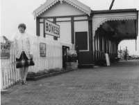 Keen as mustard! ...the former Wormit station building relocated at SRPS Boness.<br><br>[Brian Forbes //]