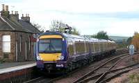 170394 at the rear of a five car set with 158703 leading, leaving Ladybank for Inverness on time at 14.26 on 1 November 2007.<br><br>[Brian Forbes 01/11/2007]