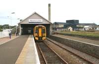 The 1552 service to Inverness prepares to commence its four and a quarter hour journey south from Wick in August 2007. The railway infrastructure that once surrounded the station has almost all been demolished and cleared away.<br><br>[John Furnevel 28/08/2007]