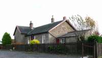 Station House at Burrelton, now in private ownership. This view faces  south with the former platforms (now removed) to the rear.<br><br>[Brian Forbes 02/11/2007]