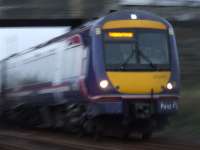 Falkirk Grahamston service just leaving the Up Slow at Cadder<br><br>[Colin Harkins 06/11/2007]