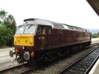 47 826 provides the motive power for <I>The Royal Scotsman</I>.<br><br>[John Gray 13/09/2007]