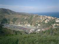 <B>SNCF</B> International Station at Cerbere on the French/Spanish border.<br><br>[Alistair MacKenzie 29/10/2007]