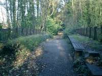 Meon Valley Line. Bridge over the B2177 at Wickham looking N.<br><br>[Alistair MacKenzie 09/11/2007]