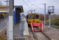 Tyne and Wear Metro train at the South Hylton terminus on 18 November.<br><br>[Bill Roberton 18/11/2007]