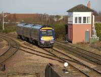 The 12.25 Aberdeen - Edinburgh service approaching Leuchars on 23 November.<br><br>[Bill Roberton 23/11/2007]