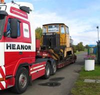 Ex MOD 251 arriving at the <I>Shed 47</I> site at Lathalmond on 18 November 2007.<br><br>[Grant Robertson 18/11/2007]