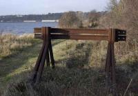 End of the line. The truncated spur from the Charlestown branch that ran to RNAD Crombie, seen on 5 December 2007.<br><br>[Bill Roberton 05/12/2007]