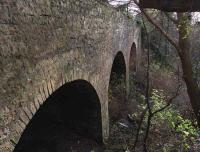 Viaduct on the the old alignment running down to Charlestown Harbour on 5 December, bypassed by the latter day Crombie branch.<br><br>[Bill Roberton 05/12/2007]