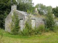 The front of Mintlaw Station on the Maud to Peterhead section of the Formartine and Buchan railway. <br><br>[John Williamson 01/09/2007]