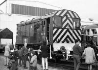 Class 08 3416 at Eastfield depot during an open day in September 1972. <br><br>[John McIntyre 16/09/1972]