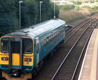 Single unit 153 on a Carlisle - Whitehaven service at Dalston on 14 April 2007.<br><br>[Brian Smith 14/04/2007]