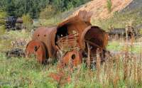 Signs of a violent end...a salutory reminder of the power of steam. Beamish 18 October 2006.<br><br>[John McIntyre 18/10/2006]