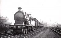 A J.Manson Class 240 4-4-0 of Glasgow & South Western Railway. No. 253, It was renumbered 388 in 1919, and on grouping became LMS 14260. It was built in 1905 and withdrawn by LMS in 1934 as non standard. Date of photo unknown, but 1919 or before. Location thought to be north Carlisle.<br><br>[Graham Morgan Collection //]