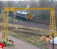 A Dunblane service coming off the branch from Newcraighall about to join the ECML at Portobello Junction on 14 December 2007.<br><br>[John Furnevel 14/12/2007]