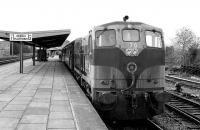 Arrival at Limerick Junction in 1988.<br><br>[Bill Roberton //1988]