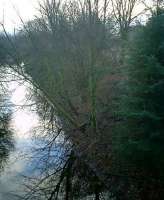 The Croftangea Branch left the Forth and Clyde Junction Railway close to Balloch and ran alongside the mill lade to the Alexandria Dye Works.<br><br>[Alistair MacKenzie 19/12/2007]