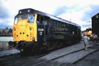 Haymarket MPD open day, 24 August 1985, with 31 438 on display.<br><br>[David Panton 24/08/1985]