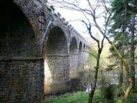 Kielder Viaduct looking northwest on 7 November 2007. <br><br>[John Furnevel 07/11/2007]