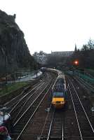 125 heading west through Princes Street Gardens.<br><br>[Ewan Crawford 24/12/2007]